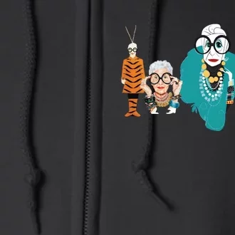 In Remembrance Of Iris Apfel Full Zip Hoodie