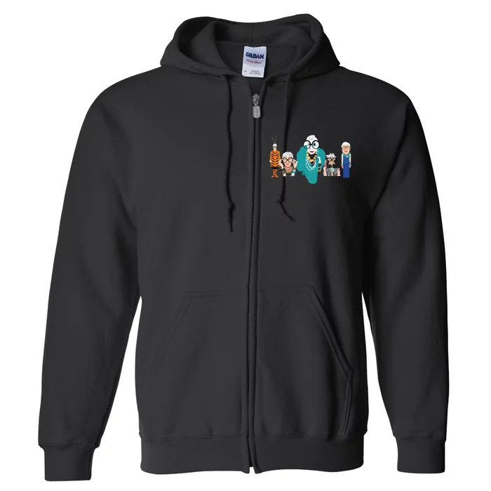 In Remembrance Of Iris Apfel Full Zip Hoodie