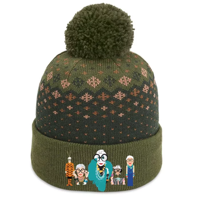 In Remembrance Of Iris Apfel The Baniff Cuffed Pom Beanie