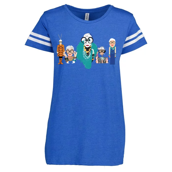 In Remembrance Of Iris Apfel Enza Ladies Jersey Football T-Shirt