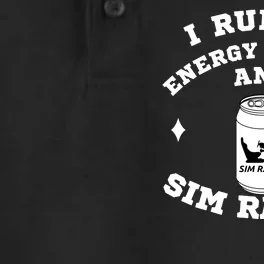 I Run On Energy Drinks And Sim Racing Car Racing Sim Funny Sim Racer Sim Racing Dry Zone Grid Performance Polo