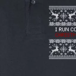 I Run On Coffee And Christmas Cheer Softstyle Adult Sport Polo