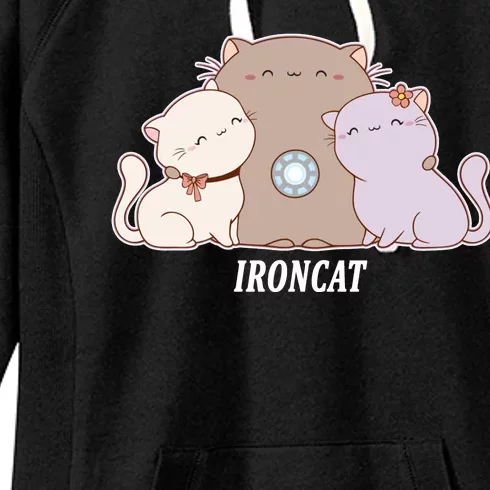 Iron Cat Family Women's Fleece Hoodie