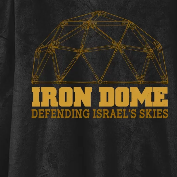 Iron Dome Defending Israel's Skies Hooded Wearable Blanket