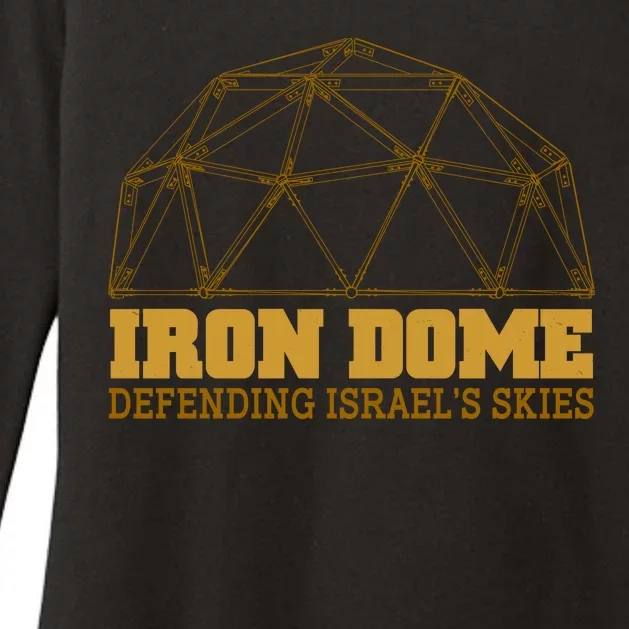 Iron Dome Defending Israel's Skies Womens CVC Long Sleeve Shirt