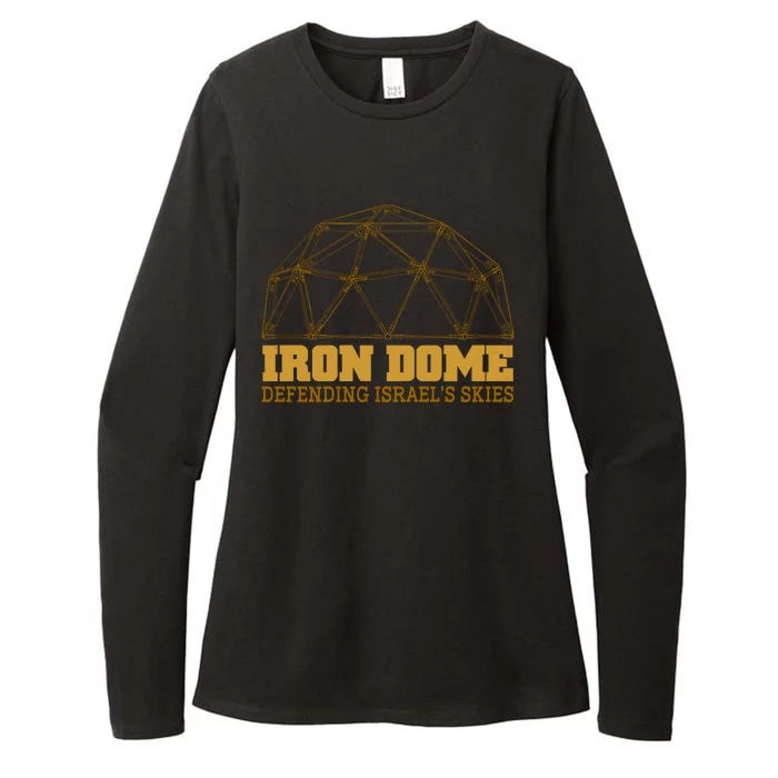 Iron Dome Defending Israel's Skies Womens CVC Long Sleeve Shirt