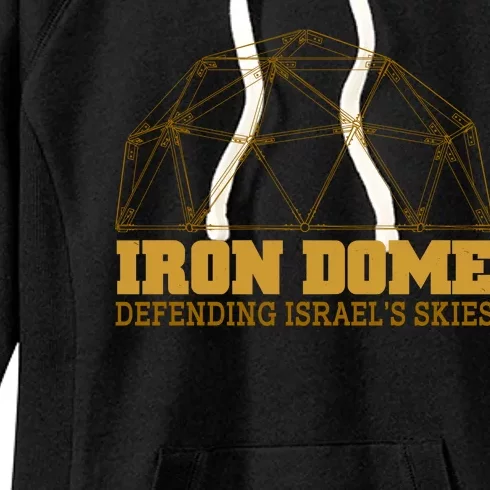 Iron Dome Defending Israel's Skies Women's Fleece Hoodie