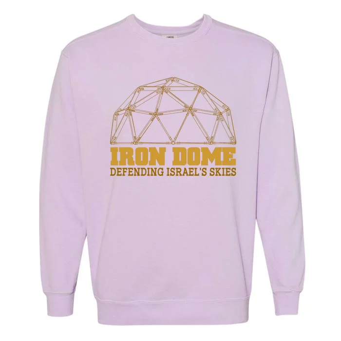 Iron Dome Defending Israel's Skies Garment-Dyed Sweatshirt