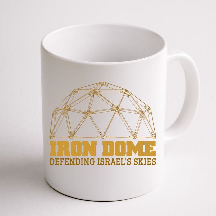 Iron Dome Defending Israel's Skies Front & Back Coffee Mug