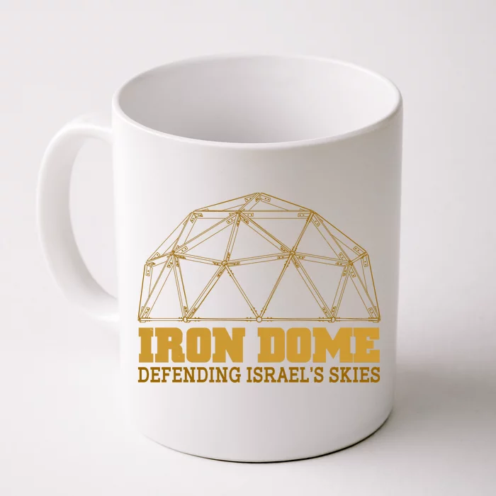 Iron Dome Defending Israel's Skies Front & Back Coffee Mug