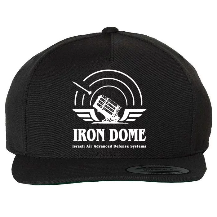 Iron Dome Israeli Air Advance Defense System Wool Snapback Cap