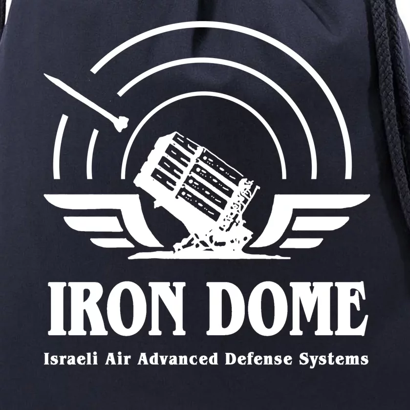 Iron Dome Israeli Air Advance Defense System Drawstring Bag