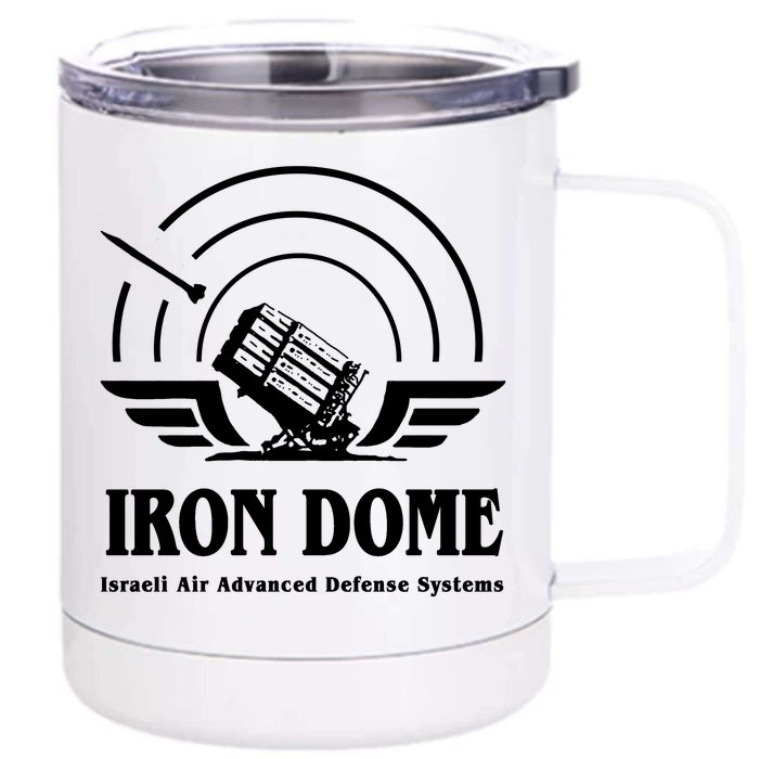 Iron Dome Israeli Air Advance Defense System Front & Back 12oz Stainless Steel Tumbler Cup