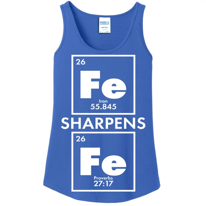 IRON Sharpens IRON Proverbs 27:17 Ladies Essential Tank