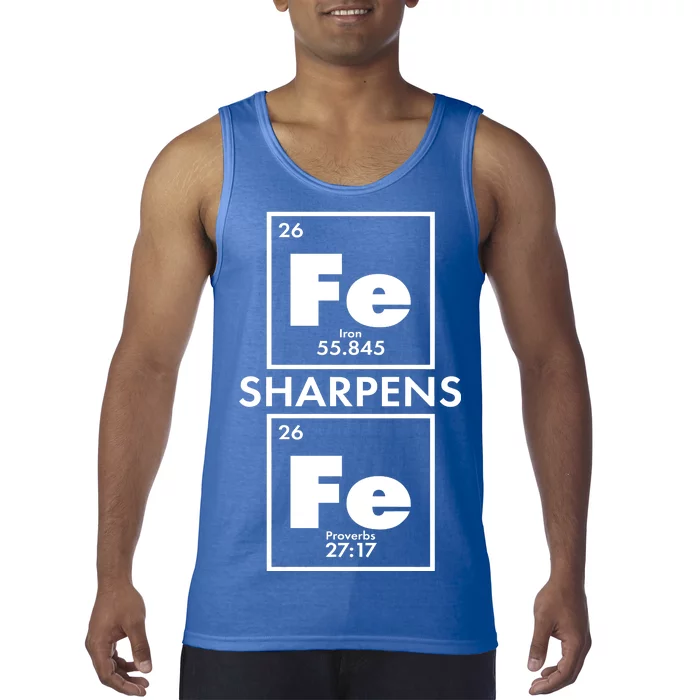 IRON Sharpens IRON Proverbs 27:17 Tank Top