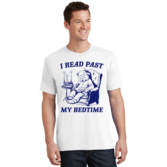 I Read Past My Bedtime Retro T-Shirt