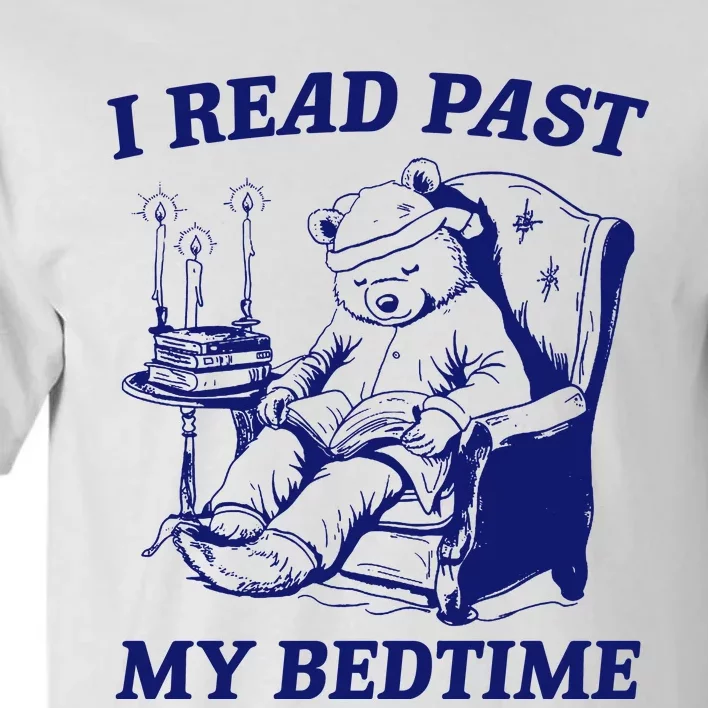 I Read Past My Bedtime Retro Tall T-Shirt