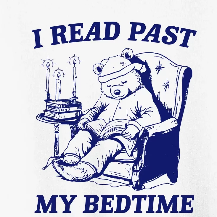 I Read Past My Bedtime Retro Toddler T-Shirt