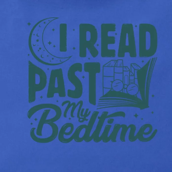 I Read Past My Bedtime Reading Book Lover Funny Bookworm Cool Gift Zip Tote Bag