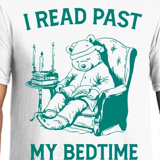 I Read Past My Bedtime Retro Pajama Set