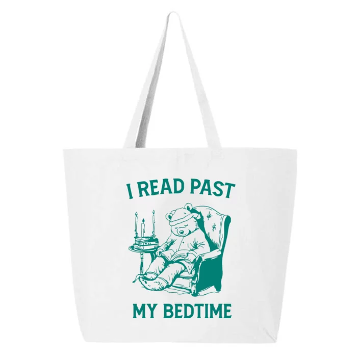 I Read Past My Bedtime Retro 25L Jumbo Tote