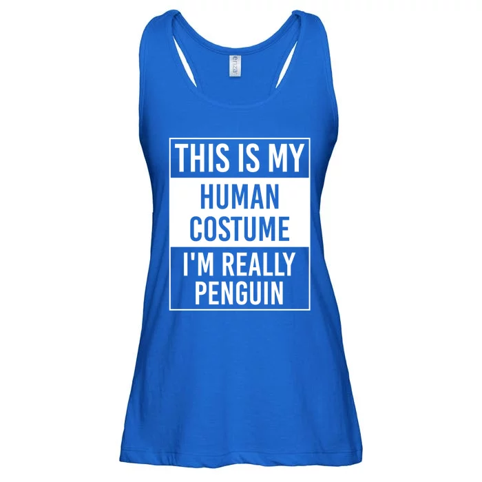 I'm Really Penguin Funny Gift Ladies Essential Flowy Tank