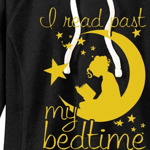 I Read Past My Bedtime Lover Funny Reading Gift Women's Fleece Hoodie