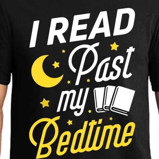 I Read Past My Bedtime Book Lover Funny Reading Pajama Set