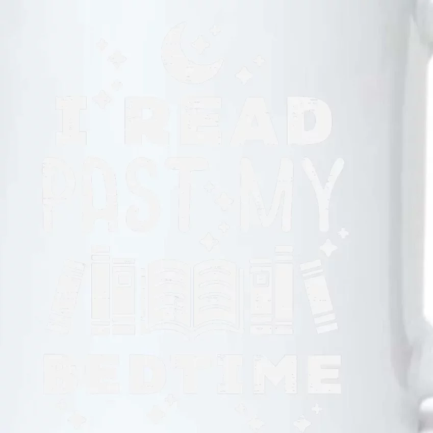 I Read Past My Bedtime Funny Book Lover Bookworm Librarian Black Color Changing Mug