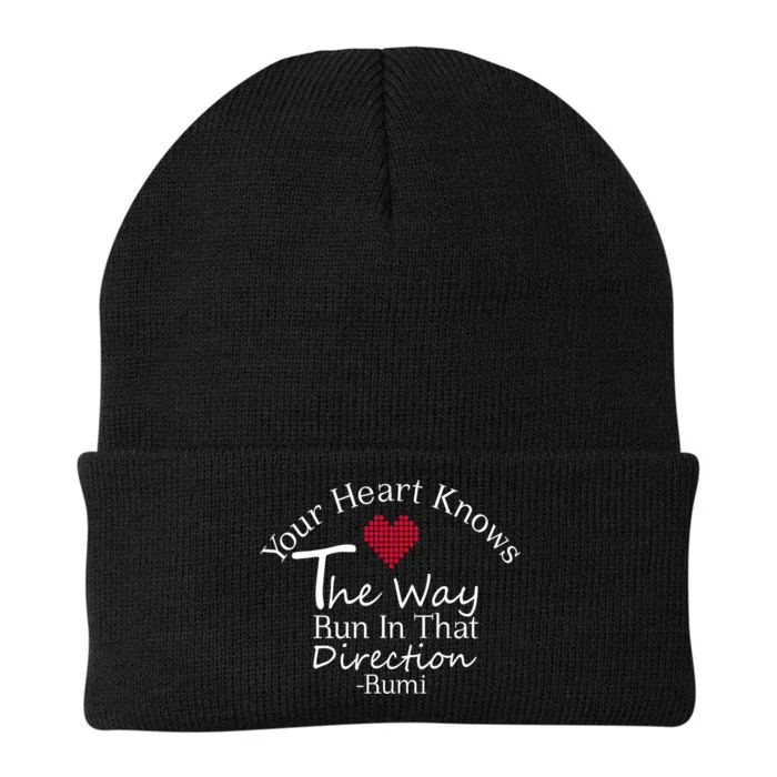 Inspiring Rumi Quote Rumi Poetry Knit Cap Winter Beanie