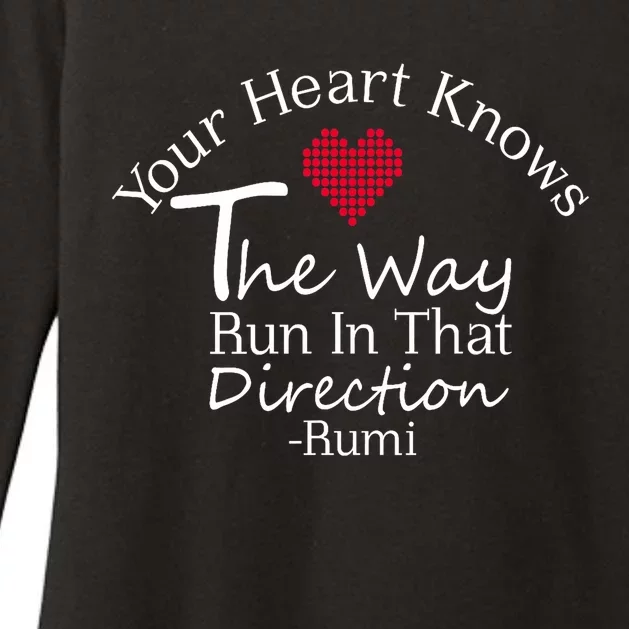 Inspiring Rumi Quote Rumi Poetry Womens CVC Long Sleeve Shirt