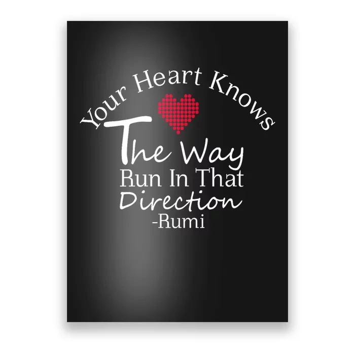 Inspiring Rumi Quote Rumi Poetry Poster