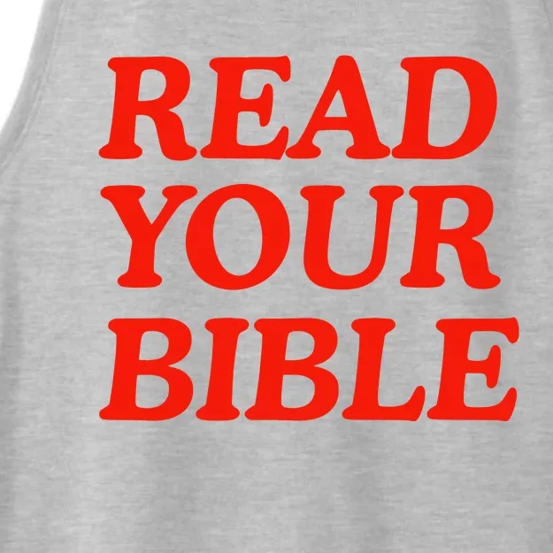 Isaiah Robin Read Your Bible Ladies Tri-Blend Wicking Tank