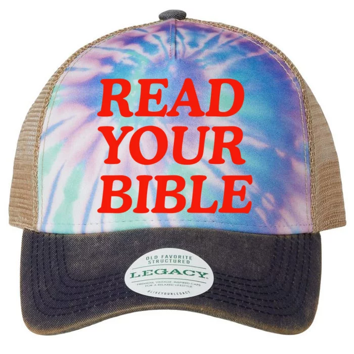 Isaiah Robin Read Your Bible Legacy Tie Dye Trucker Hat