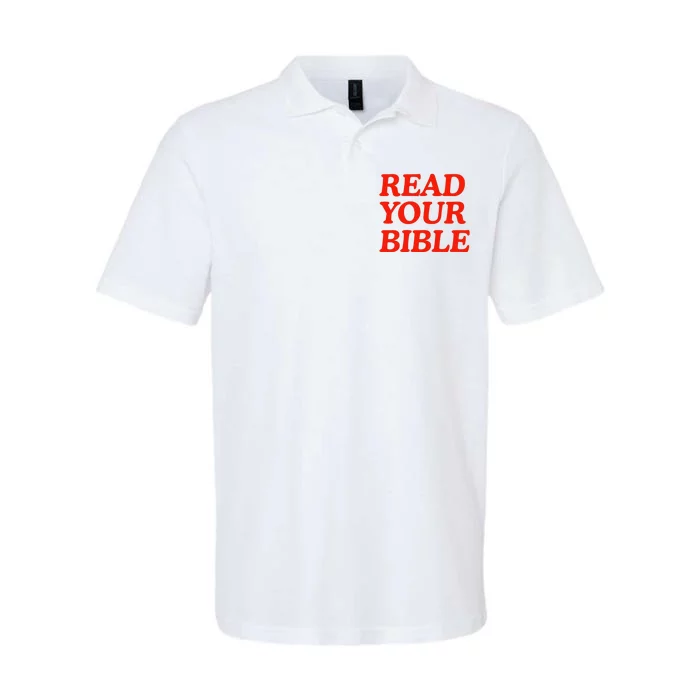 Isaiah Robin Read Your Bible Softstyle Adult Sport Polo