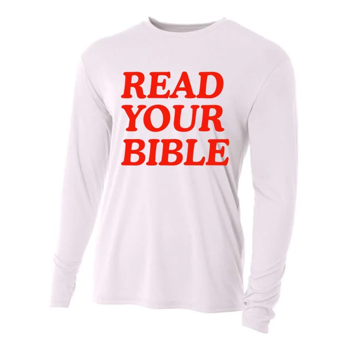 Isaiah Robin Read Your Bible Cooling Performance Long Sleeve Crew