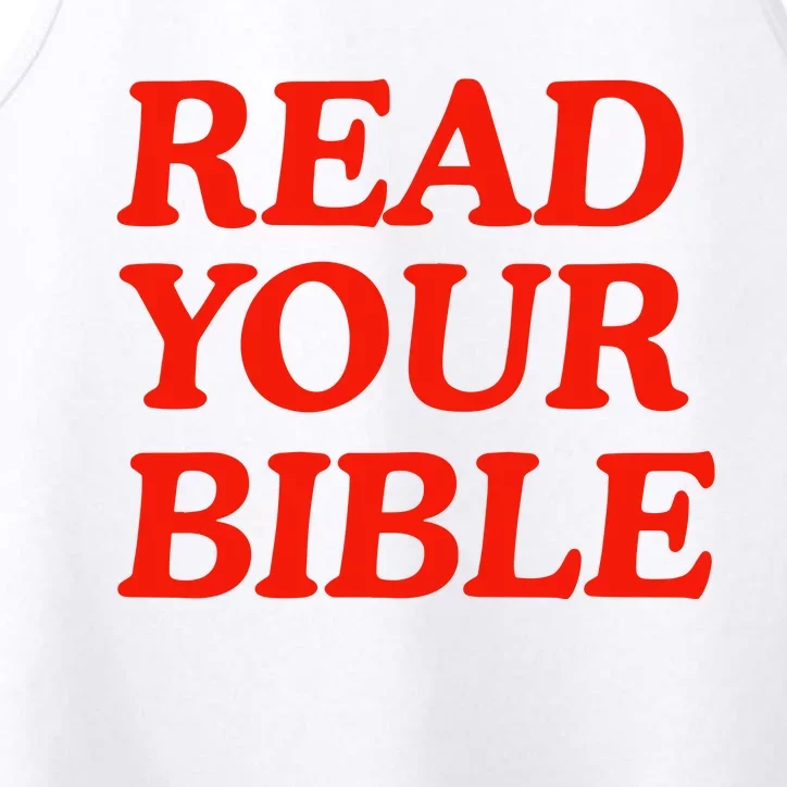 Isaiah Robin Read Your Bible Performance Tank