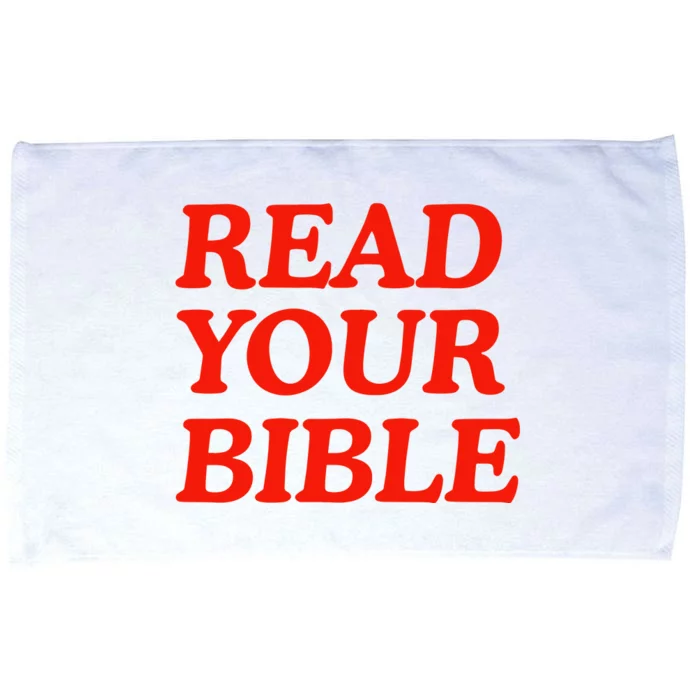 Isaiah Robin Read Your Bible Microfiber Hand Towel