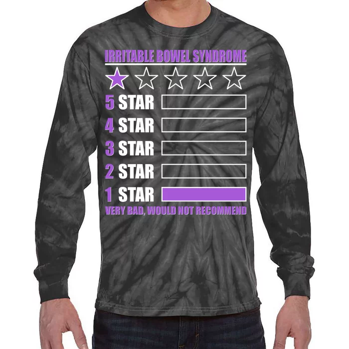 Irritable Bowel Syndrome 1 Star Rating Very Bad Would Not Recommend Tie-Dye Long Sleeve Shirt