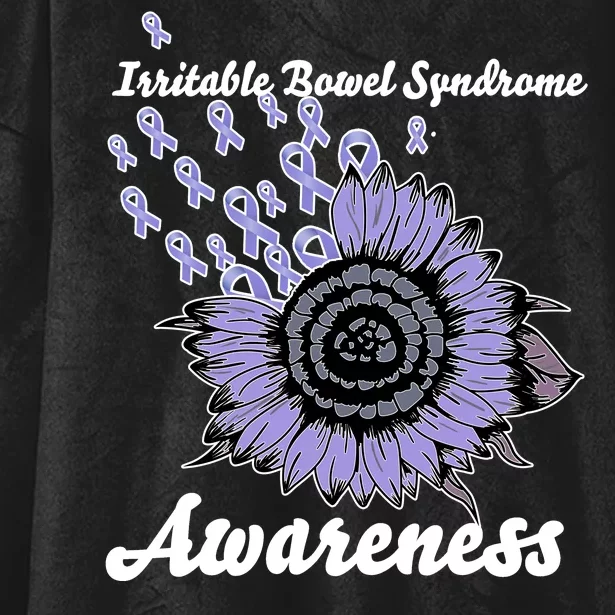 Irritable Bowel Syndrome Awareness IBS Hooded Wearable Blanket