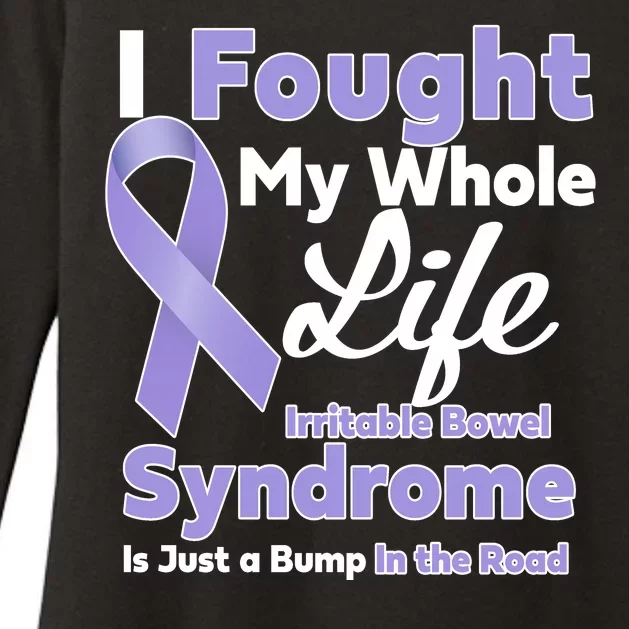 Irritable Bowel Syndrome Awareness IBS Bump In The Road Womens CVC Long Sleeve Shirt