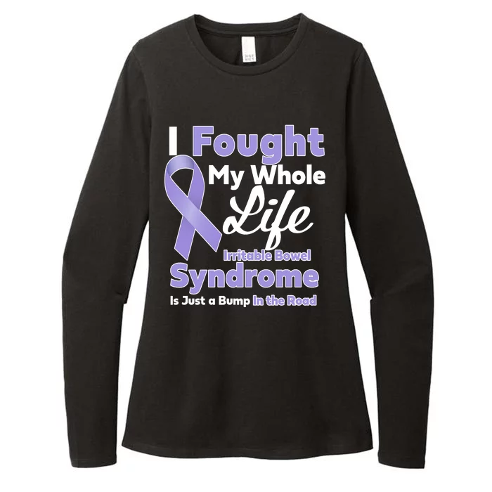 Irritable Bowel Syndrome Awareness IBS Bump In The Road Womens CVC Long Sleeve Shirt