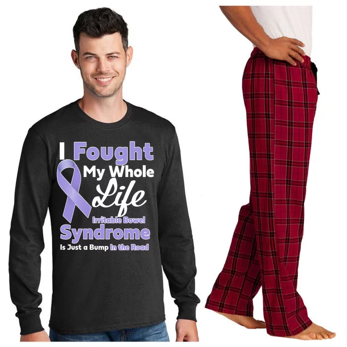 Irritable Bowel Syndrome Awareness IBS Bump In The Road Long Sleeve Pajama Set