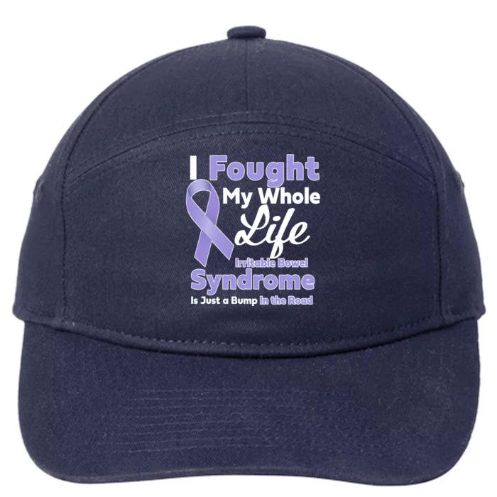 Irritable Bowel Syndrome Awareness IBS Bump In The Road 7-Panel Snapback Hat