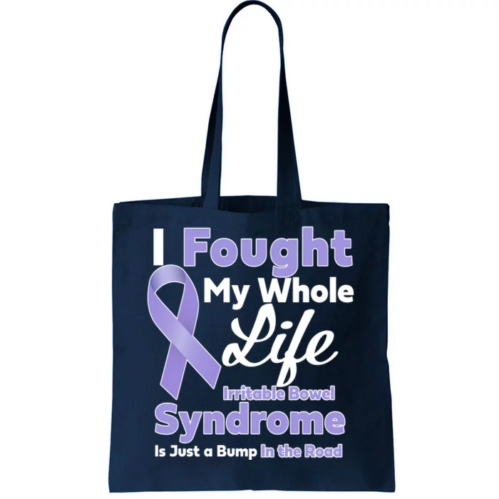 Irritable Bowel Syndrome Awareness IBS Bump In The Road Tote Bag