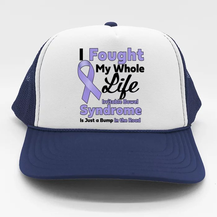 Irritable Bowel Syndrome Awareness IBS Bump In The Road Trucker Hat