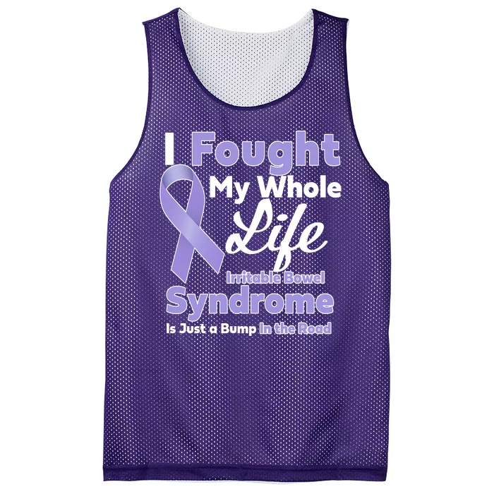 Irritable Bowel Syndrome Awareness IBS Bump In The Road Mesh Reversible Basketball Jersey Tank