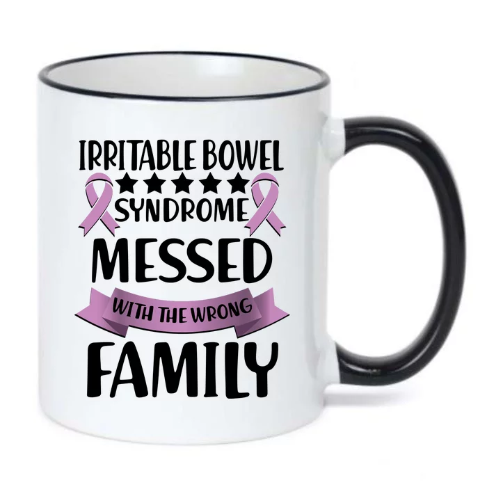 Irritable Bowel Syndrome Messed With The Wrong Family Black Color Changing Mug