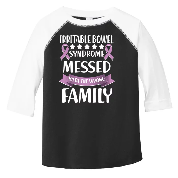 Irritable Bowel Syndrome Messed With The Wrong Family Toddler Fine Jersey T-Shirt