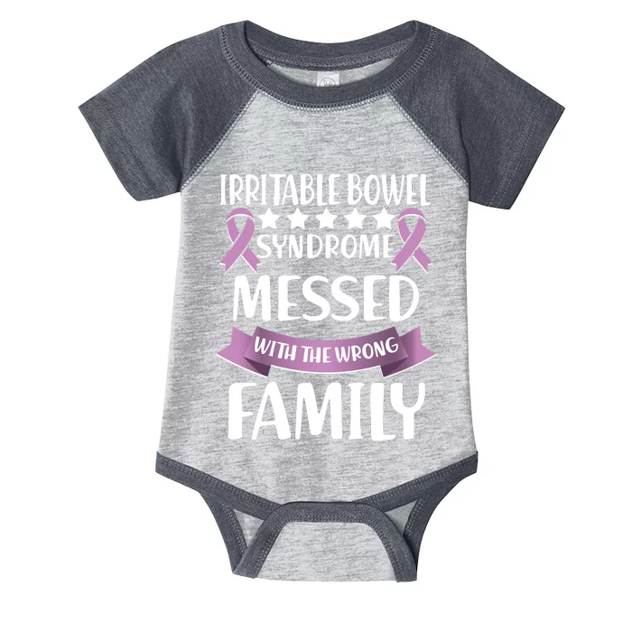 Irritable Bowel Syndrome Messed With The Wrong Family Infant Baby Jersey Bodysuit